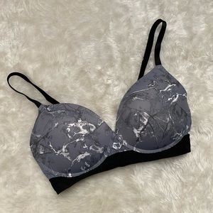 Pink, Marble Style bra